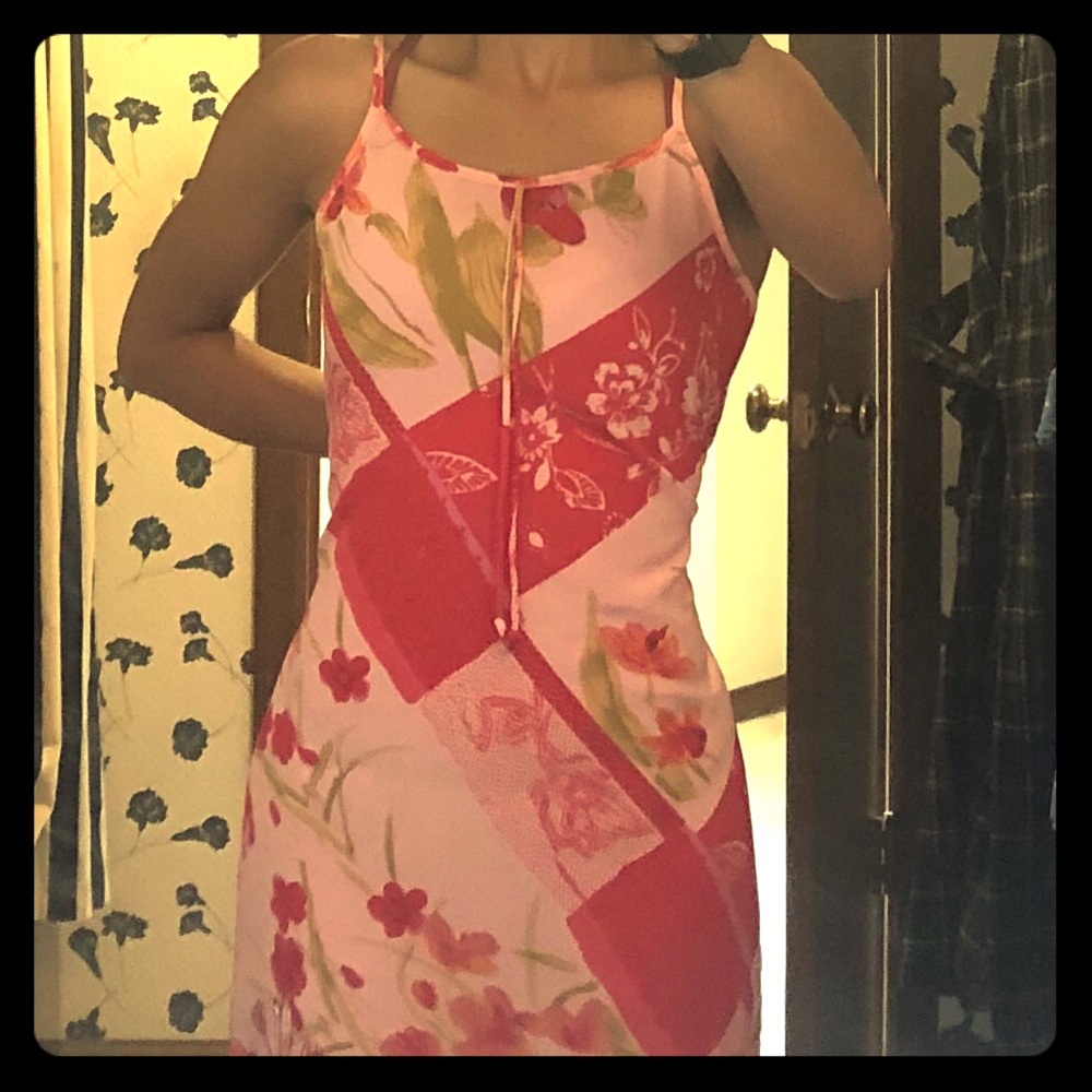 Midi flower dress; Speechless; size S